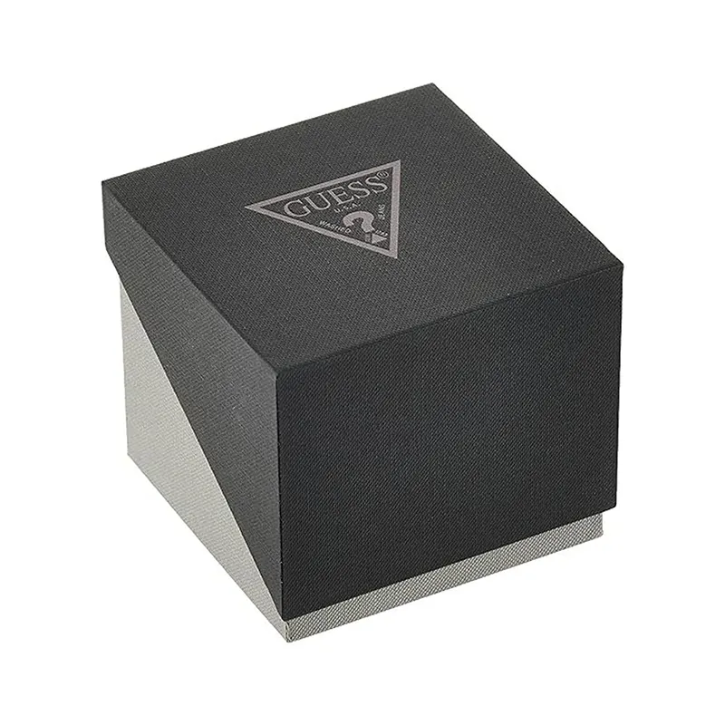 Guess Connoisseur Day-Date Champagne Dial Two-tone Men's Watch- GW0265G14